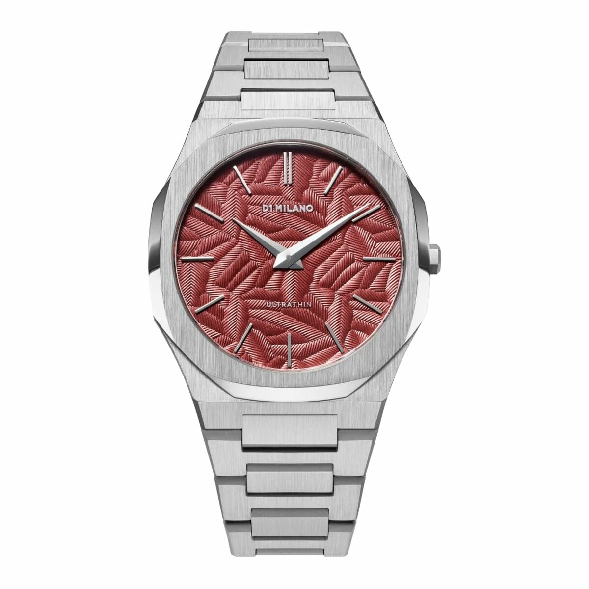 Men’s Watch D1 Milano ULTRA THIN BARN RED Black Silver ( 40 mm)