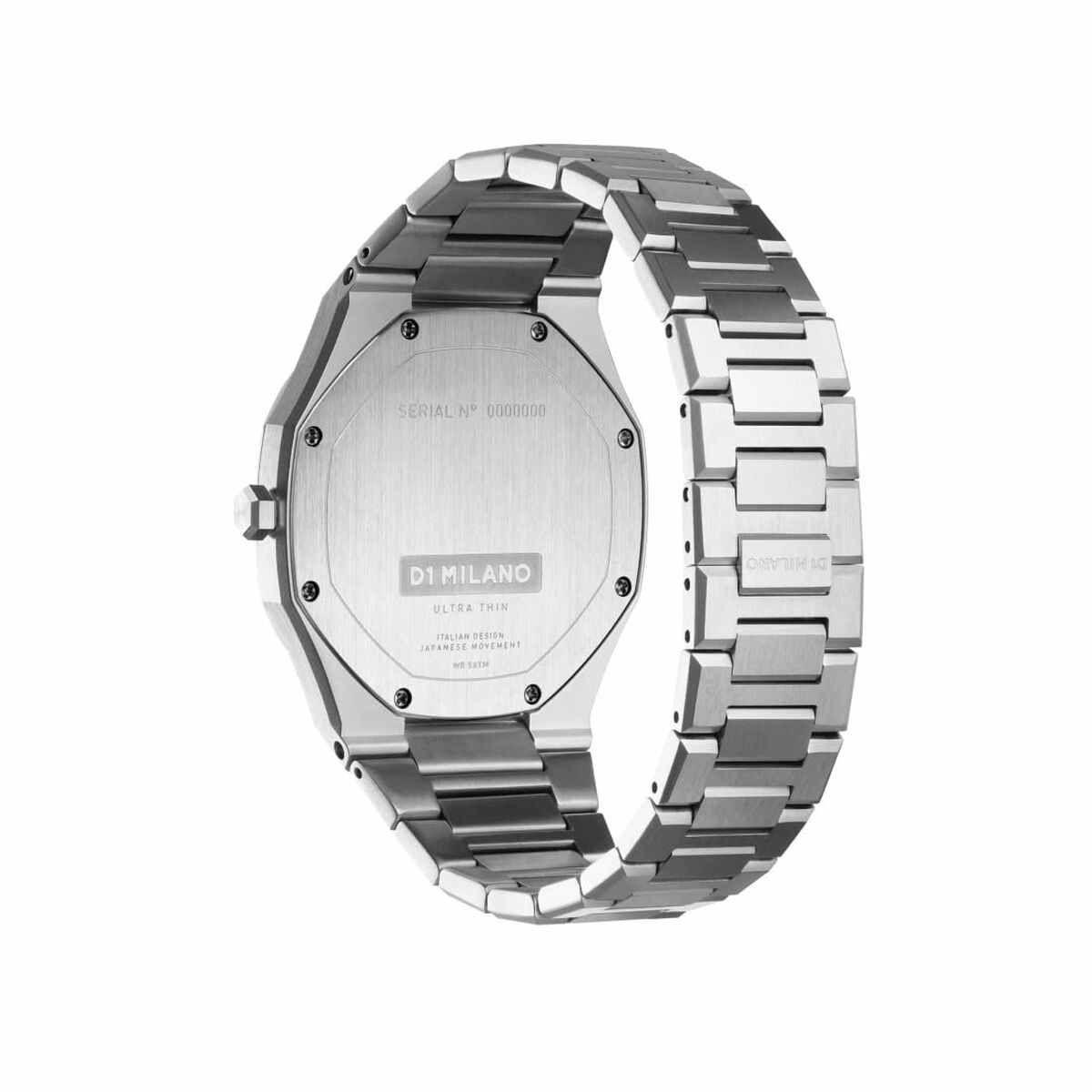 Men’s Watch D1 Milano ULTRA THIN BARN RED Black Silver ( 40 mm)