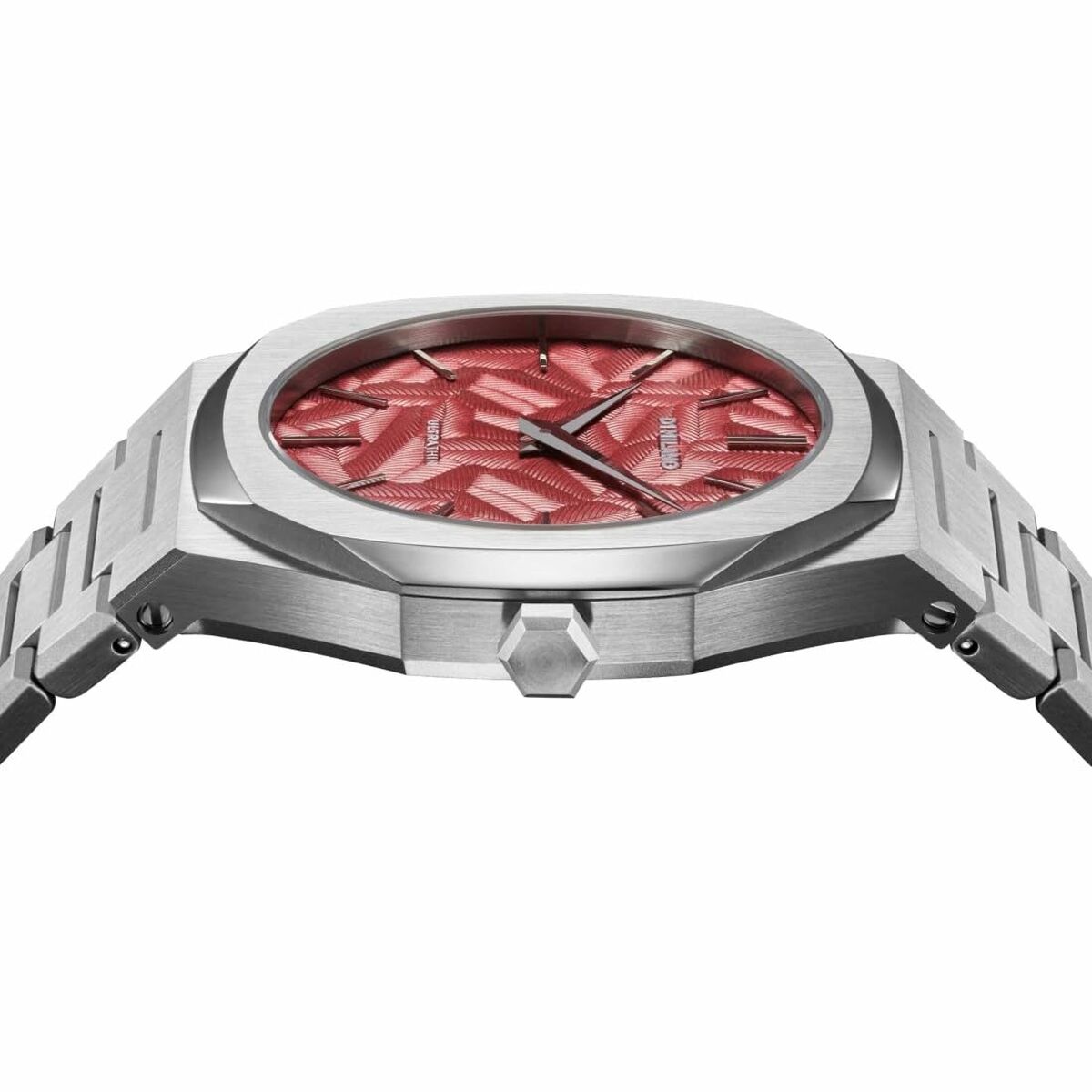 Men’s Watch D1 Milano ULTRA THIN BARN RED Black Silver ( 40 mm)