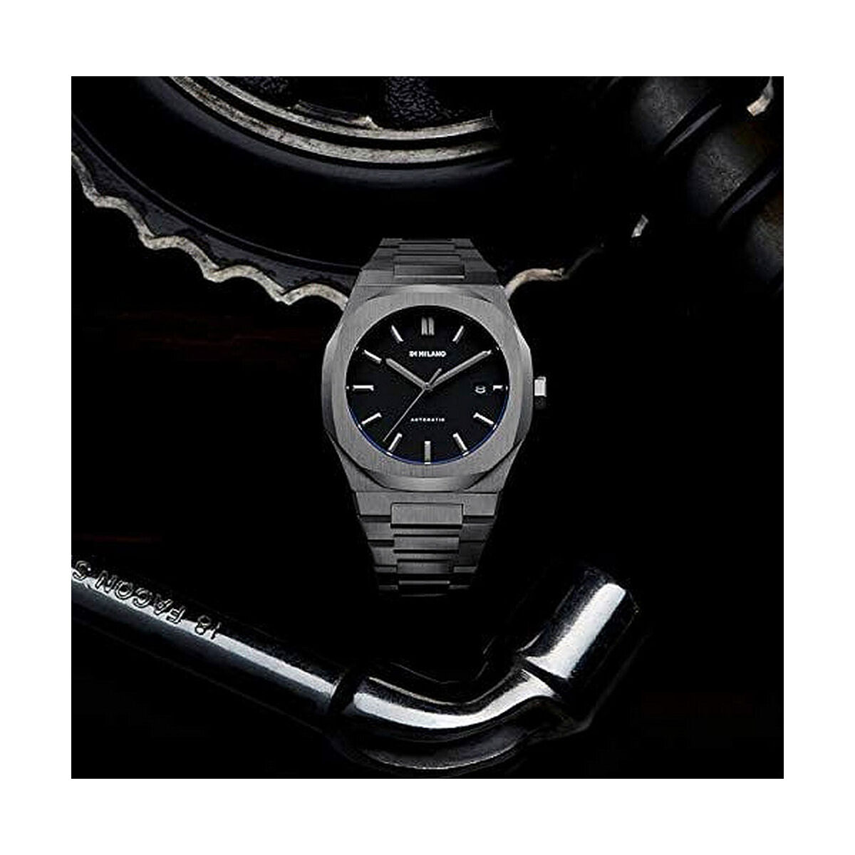 Men’s Watch D1 Milano AUTOMATIC GUN METAL ( 41,5 mm)