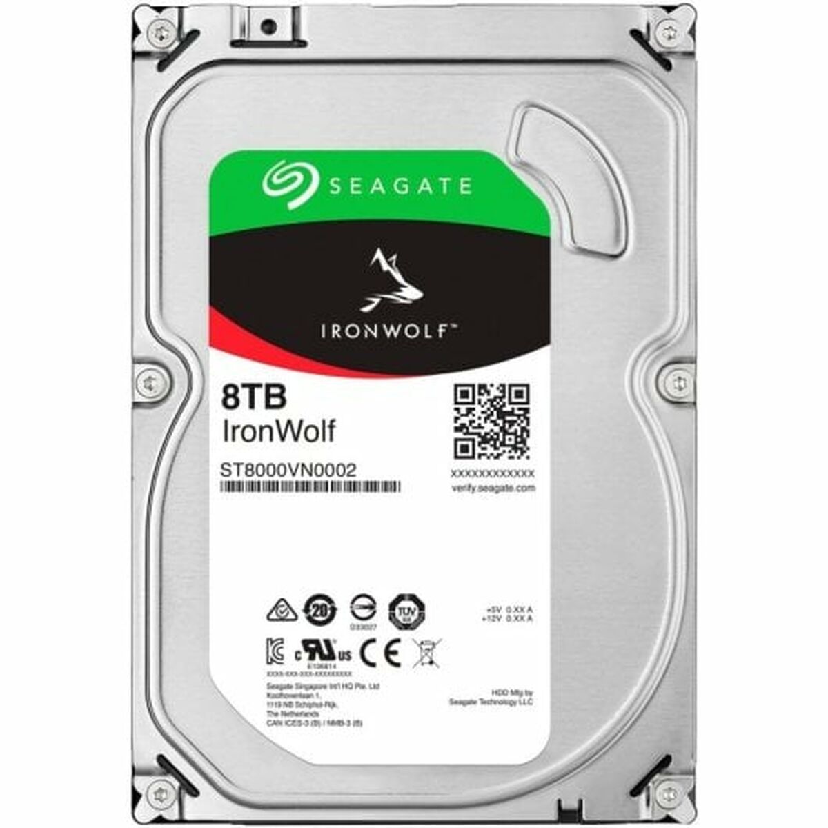 Hard Drive Seagate IronWolf 3,5″ 8 TB