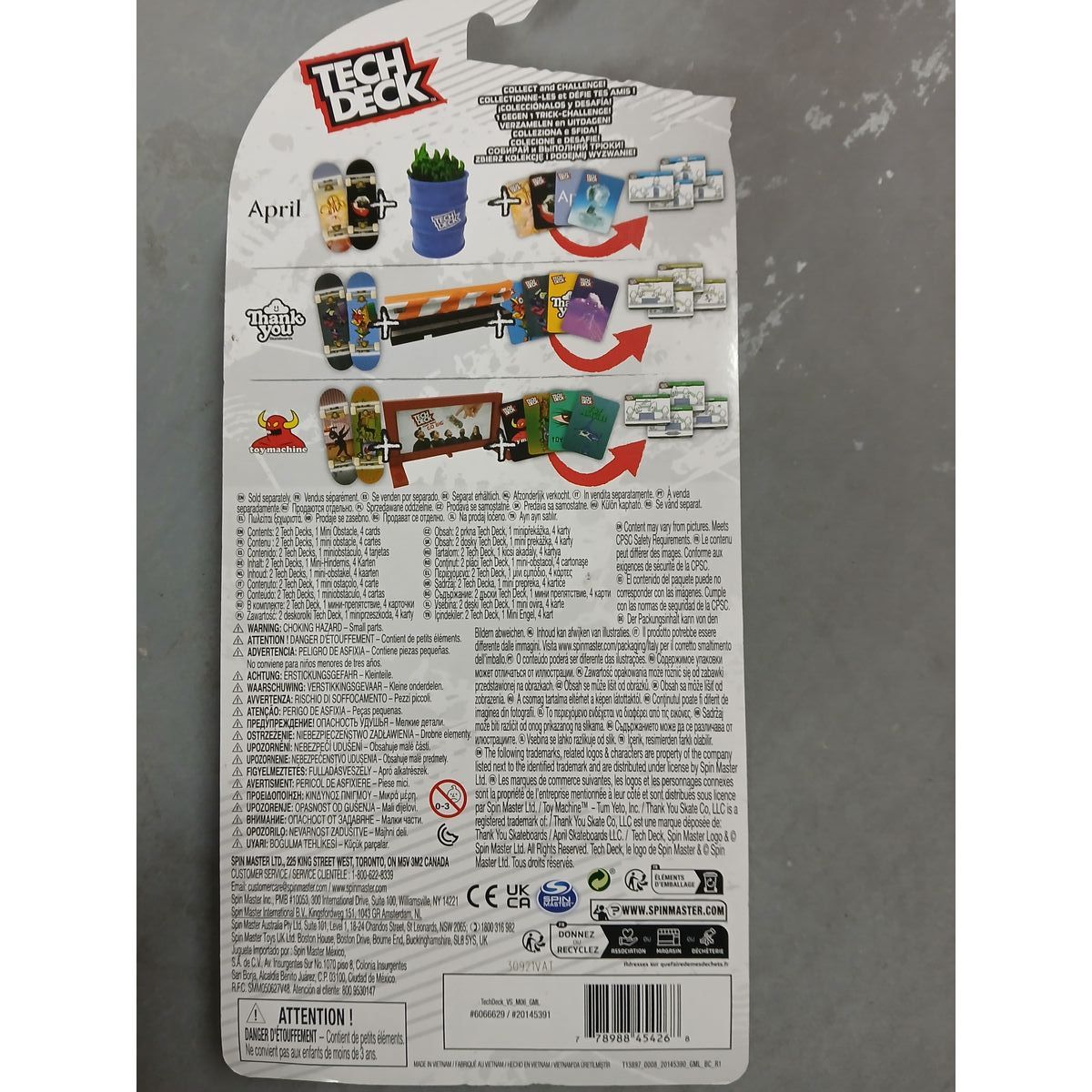 Finger skateboard set Tech Deck 2 Pieces