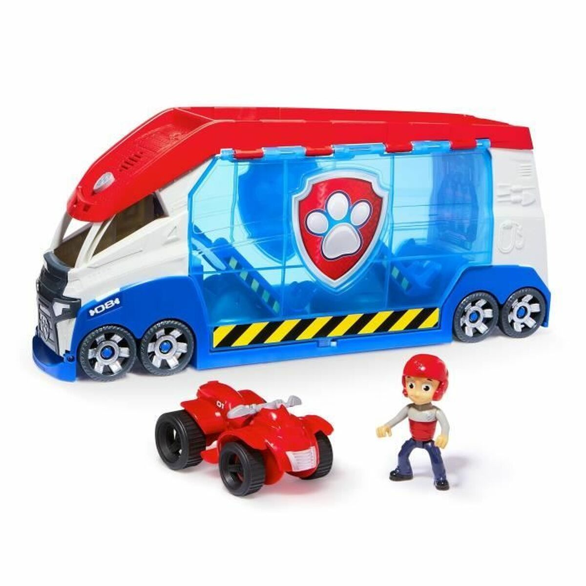 Vehicle Carrier Truck The Paw Patrol Multicolour (3 Units) Vehicle Carrier Truck The Paw Patrol Multicolour (3 Units)