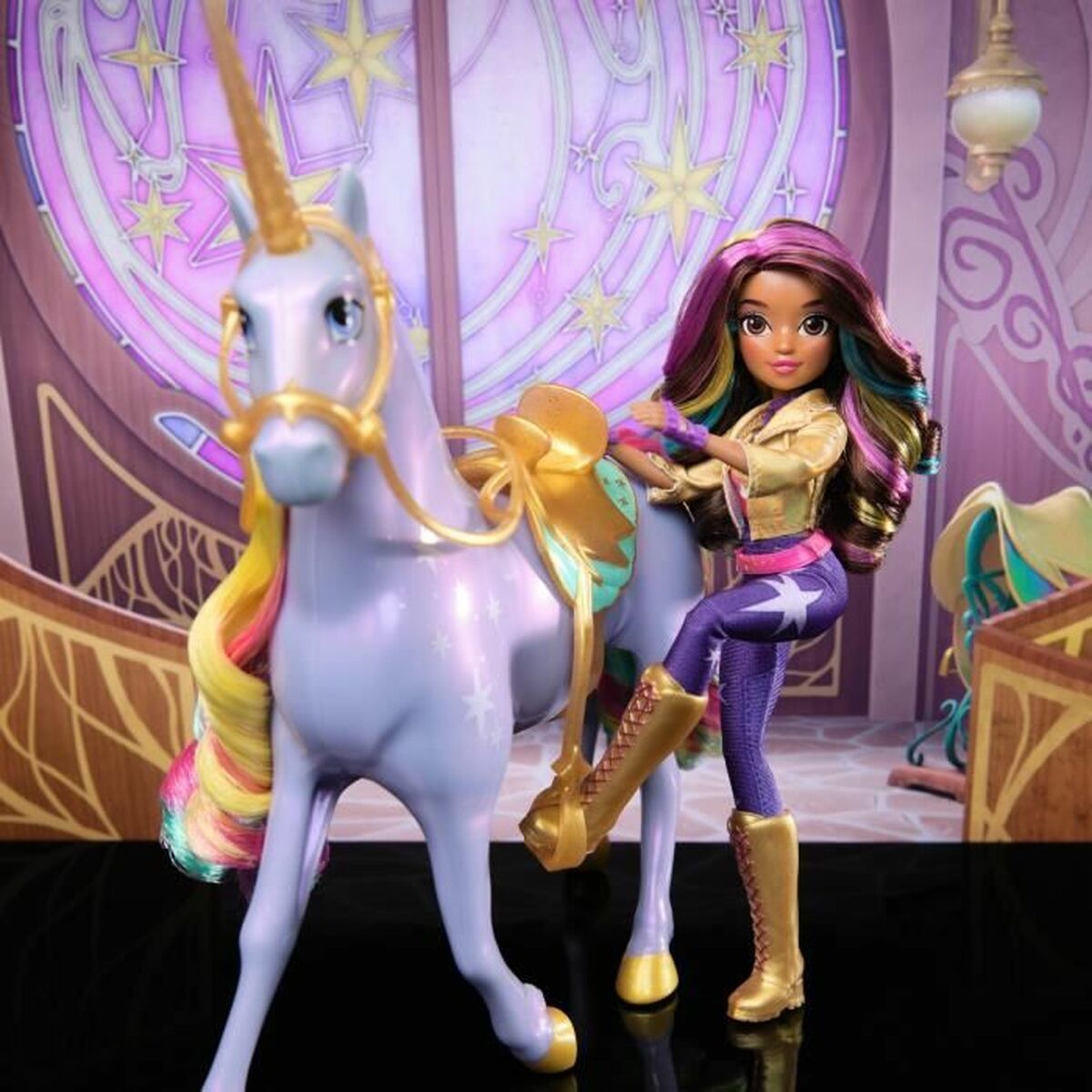 Doll Spin Master Sophia Academia Unicornio Unicorn 9 Pieces