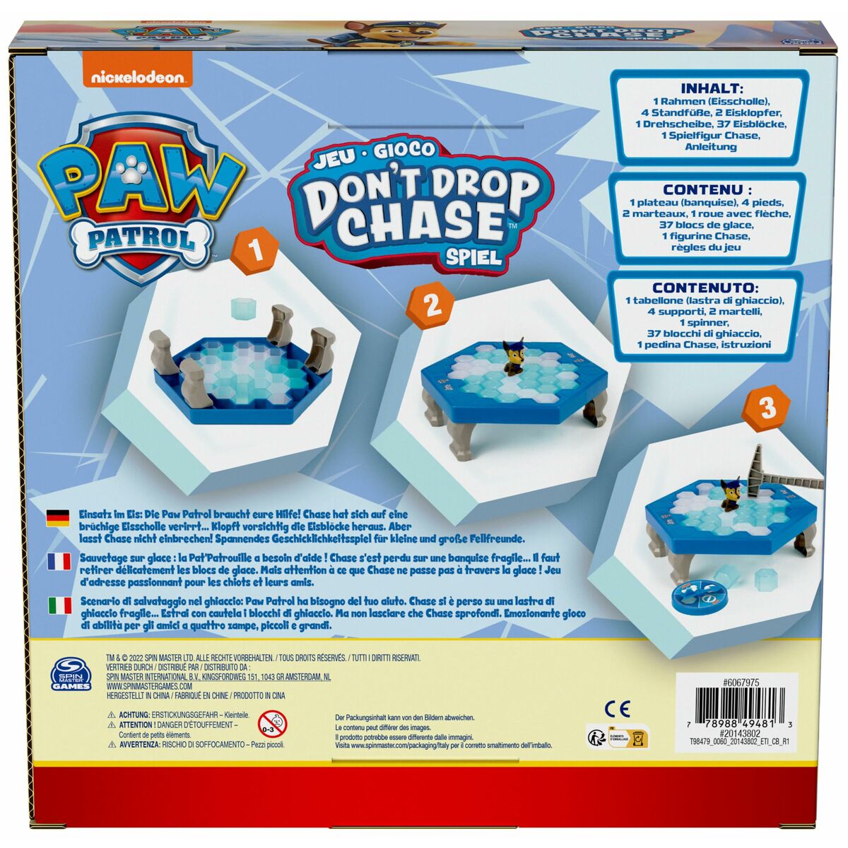 Skills game The Paw Patrol Don’t Drop Chase