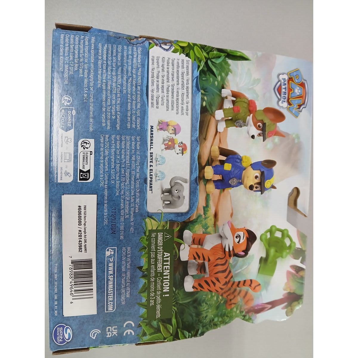 Playset The Paw Patrol Jungle 19,05 x 20,23 x 5,71 cm 4 Units