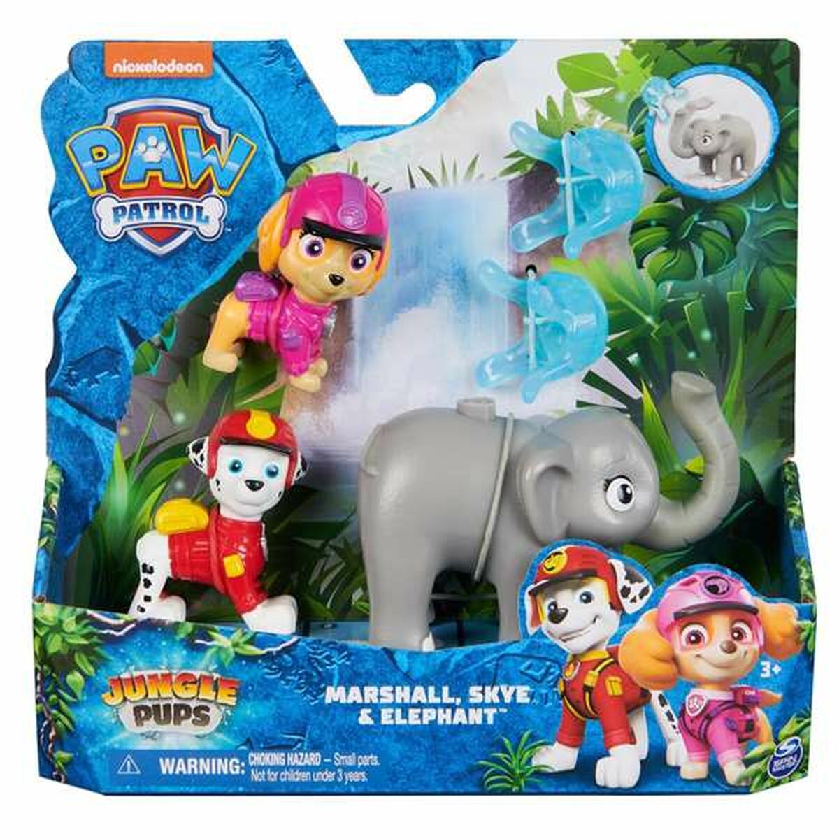 Playset The Paw Patrol Jungle 19,05 x 20,23 x 5,71 cm 4 Units