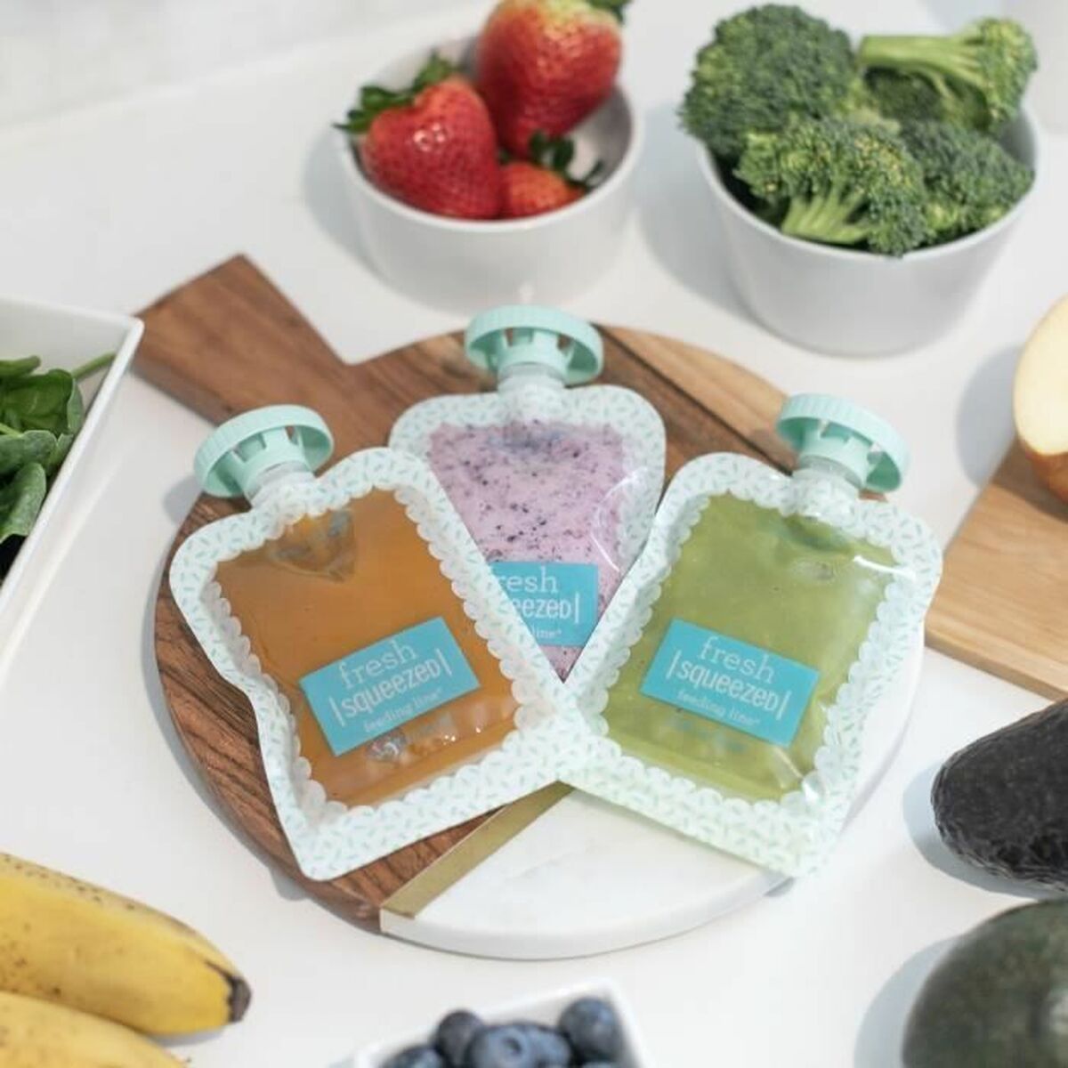 Food Preservation Container Infantino White Plastic