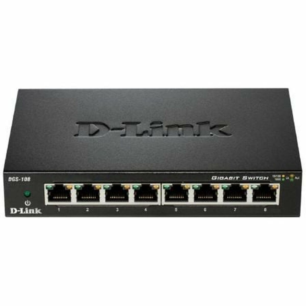 Switch D-Link DGS-108 8 p 10 / 100 / 1000 Mbps Switch D-Link DGS-108 8 p 10 / 100 / 1000 Mbps