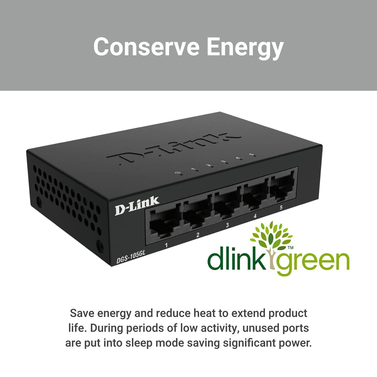 Desktop Switch D-Link DGS-105GL
