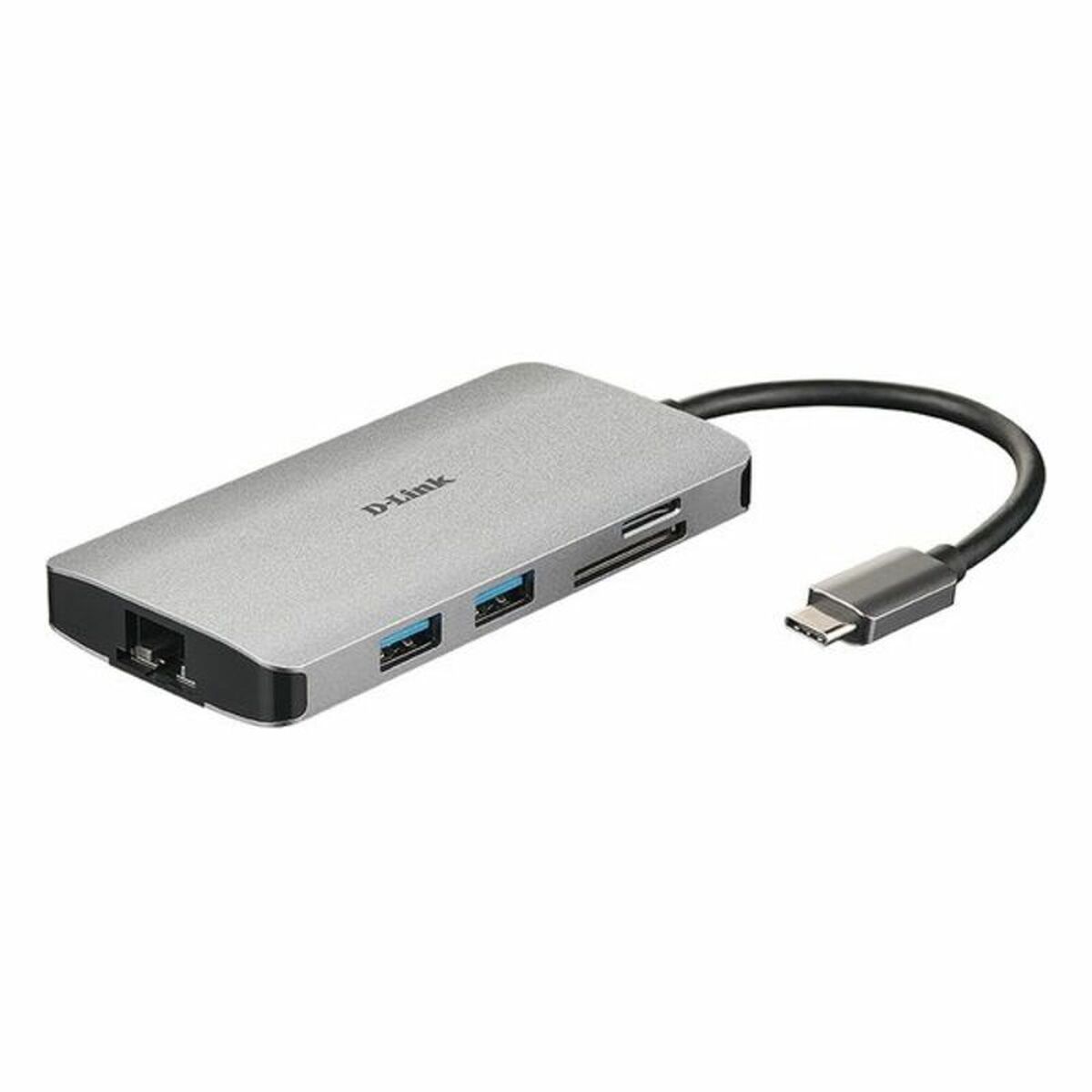 USB Hub C D-Link DUB-M810 Silver USB Hub C D-Link DUB-M810 Silver