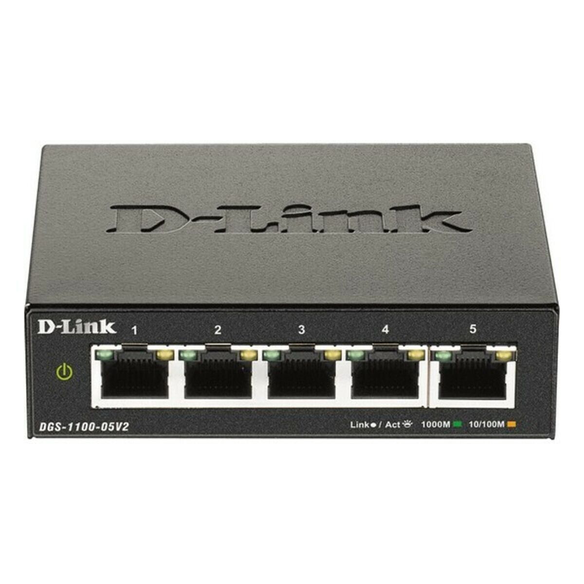 Switch D-Link DGS-1100-05V2/E 5xGbE Switch D-Link DGS-1100-05V2/E 5xGbE