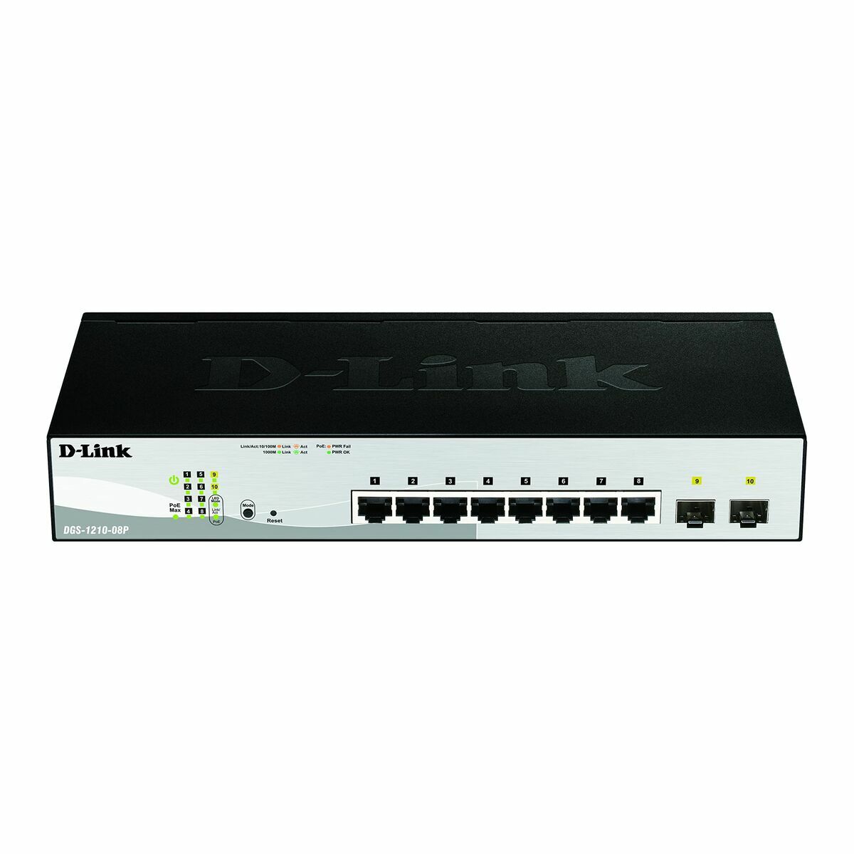 Switch D-Link DGS-1210-08P/E Black Switch D-Link DGS-1210-08P/E Black