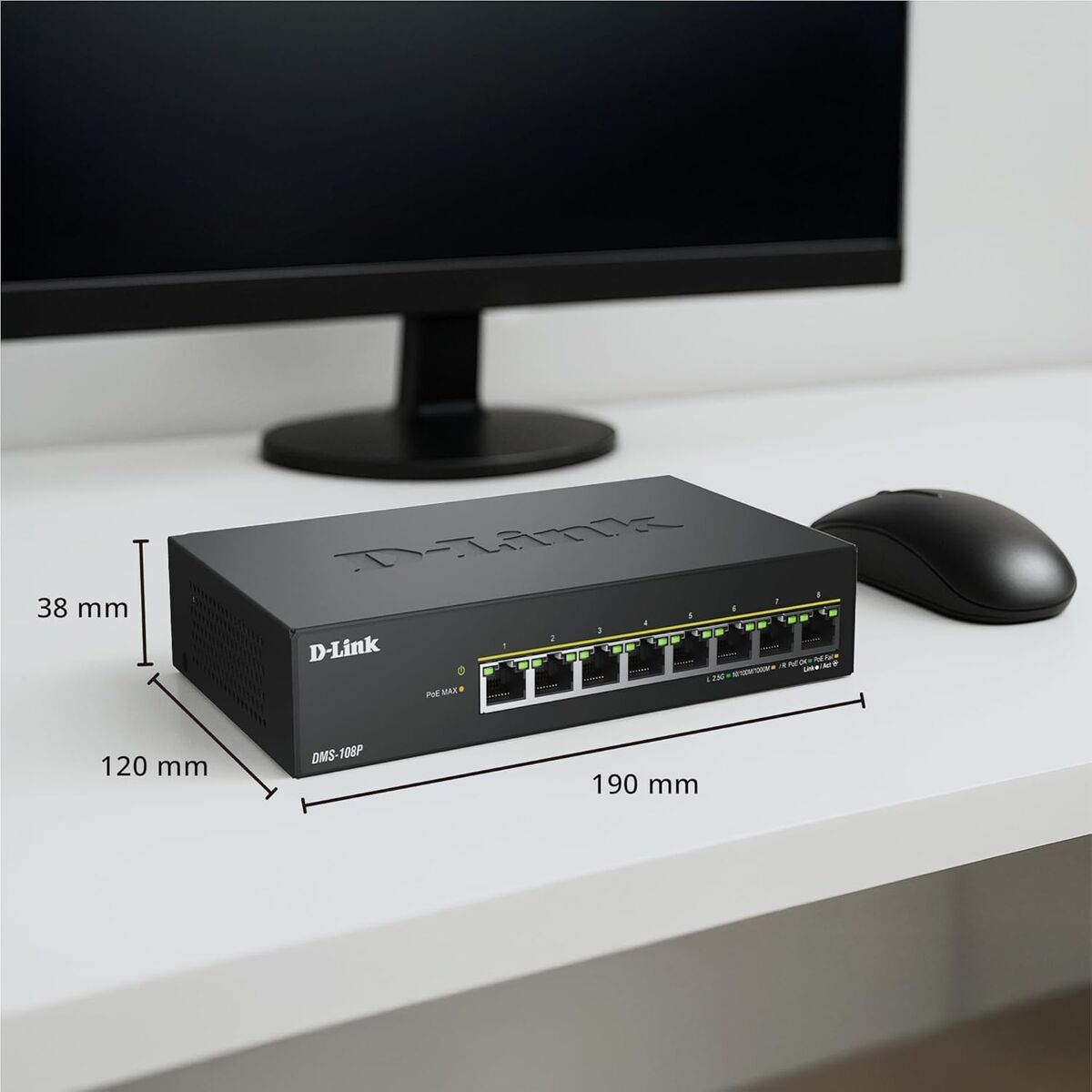 Switch D-Link DMS-108P/E