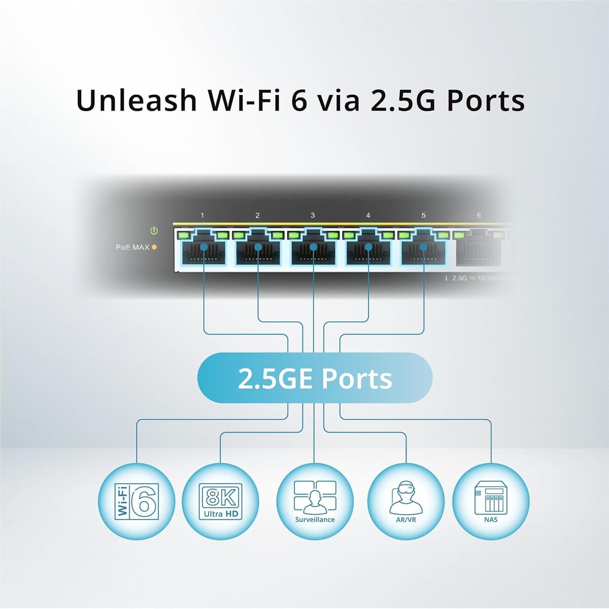 Switch D-Link DMS-108P/E