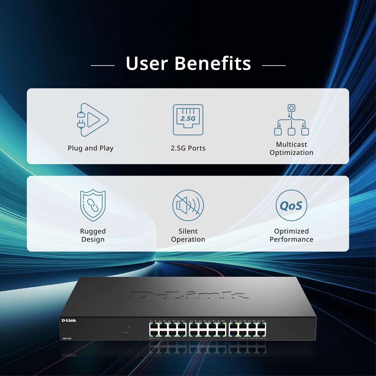 Switch D-Link DMS-1024/E