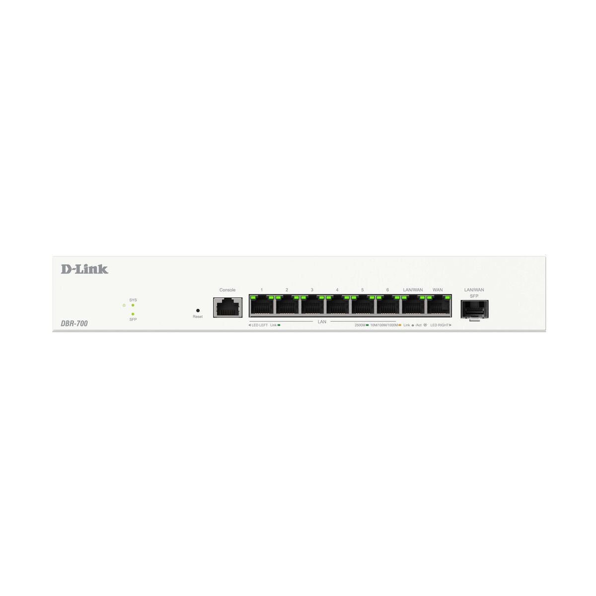 Router D-Link DBR-700 White 8 Ethernet LAN