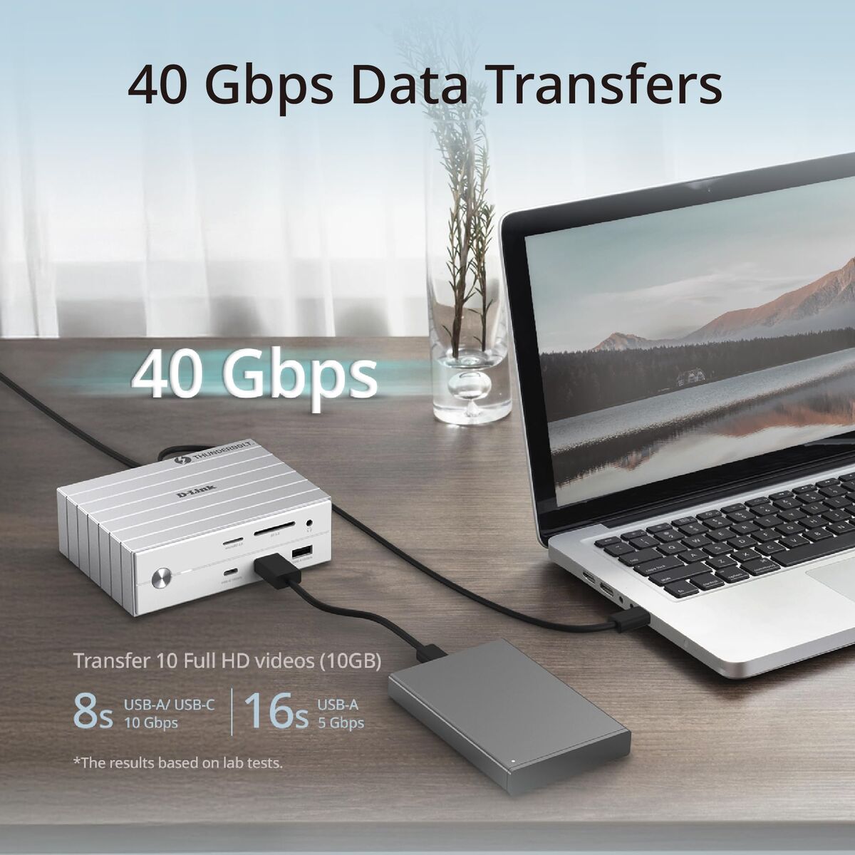 USB Hub D-Link DUF-E01/E Black