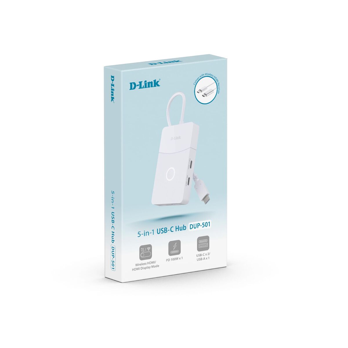 USB Hub D-Link DUP-501 White USB Hub D-Link DUP-501 White