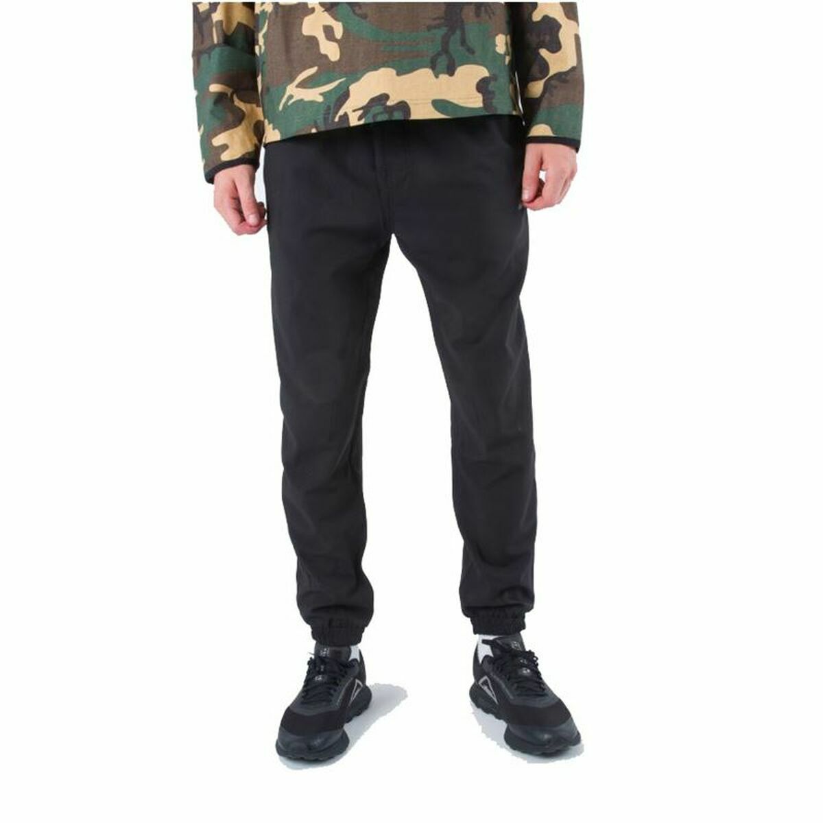 Long Sports Trousers Hurley Explorer Black Long Sports Trousers Hurley Explorer Black