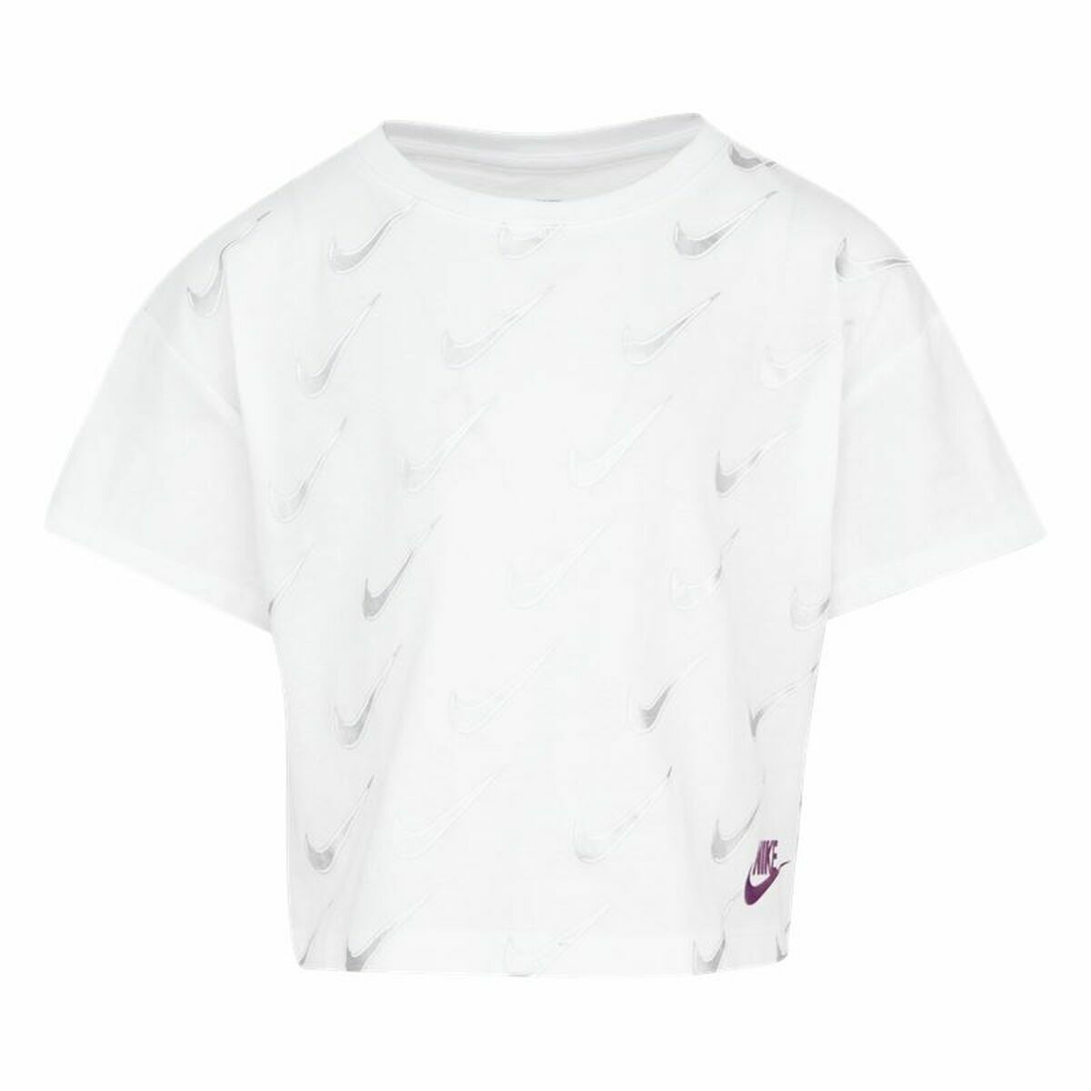 Child’s Short Sleeve T-Shirt Nike Sb Icon White