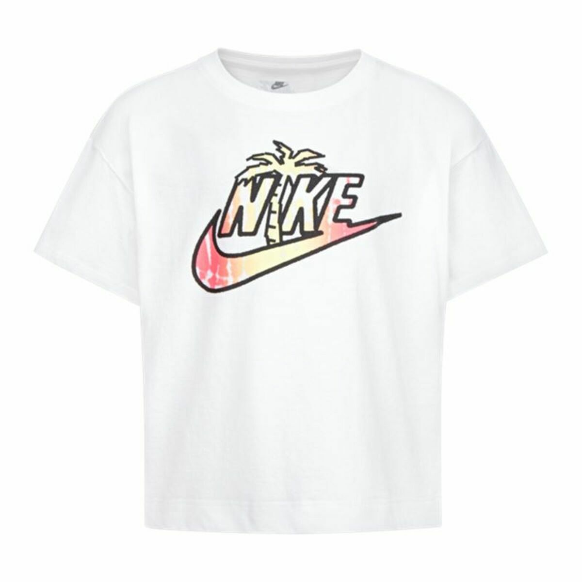 Child’s Short Sleeve T-Shirt Nike Knit White