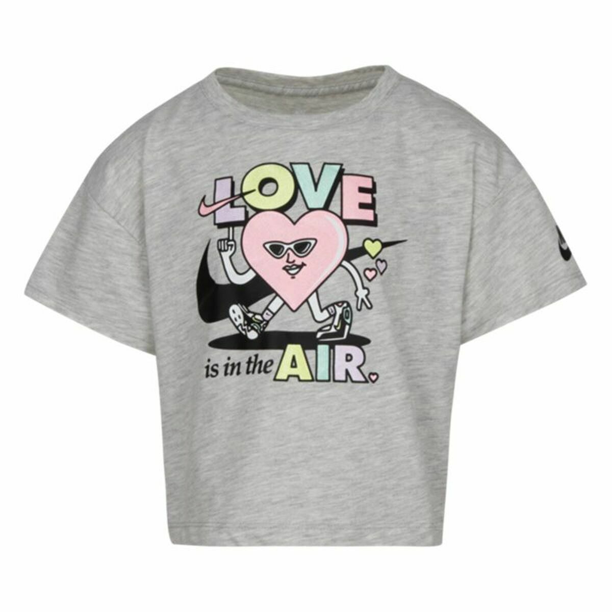 Child’s Short Sleeve T-Shirt Nike Knit  Grey