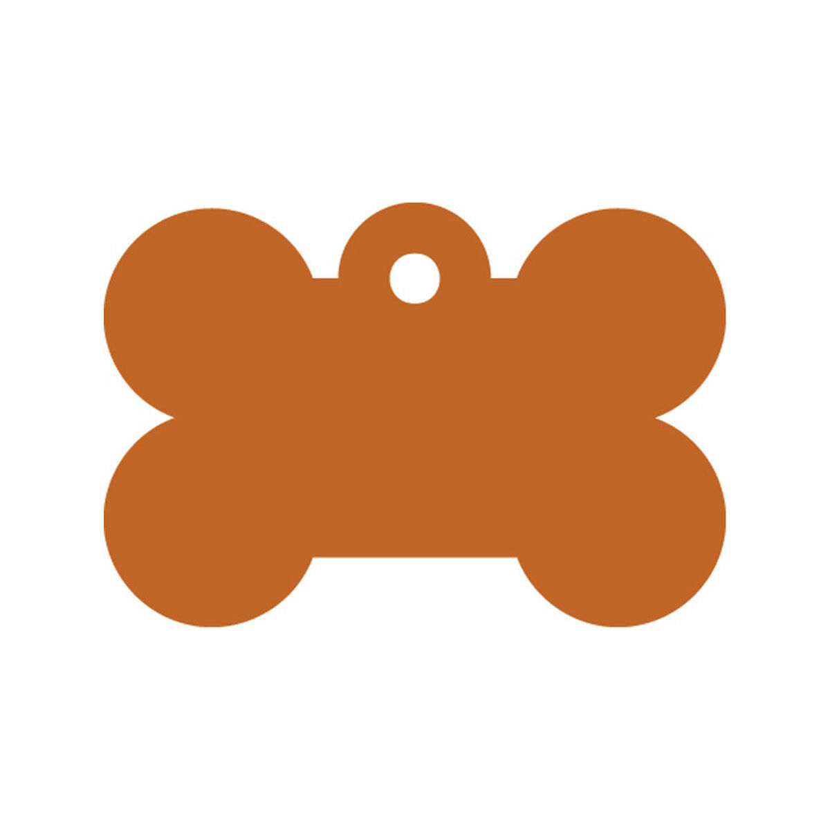 Identification plate Imarc Bone Orange