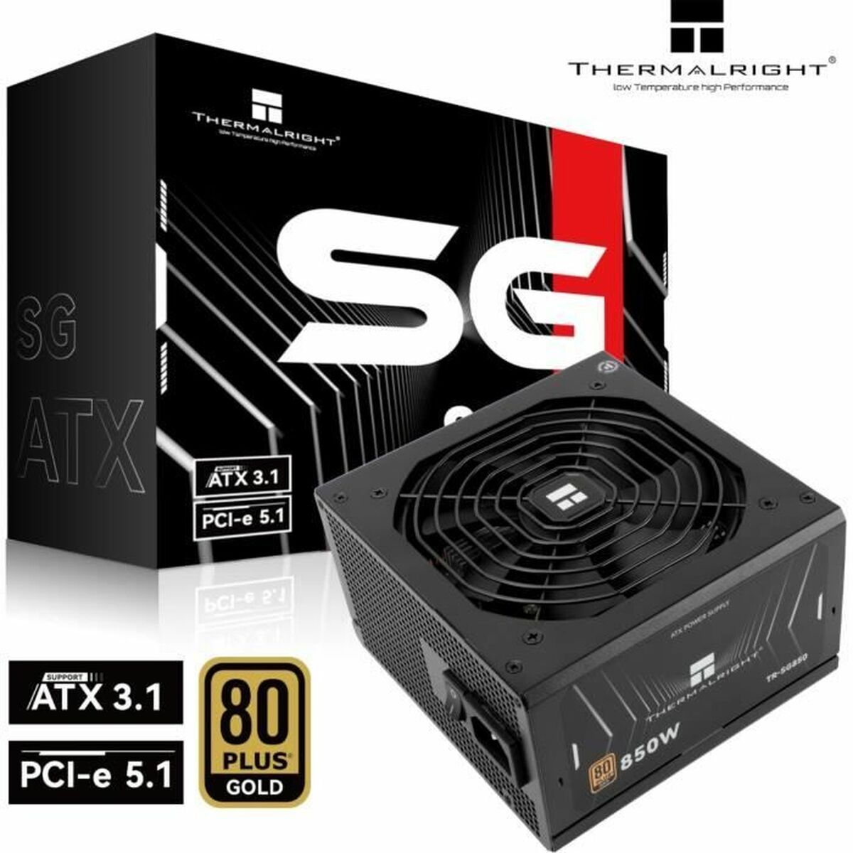 Power supply Thermalright SG850 850 W 130 W 80 Plus Gold Power supply Thermalright SG850 850 W 130 W 80 Plus Gold