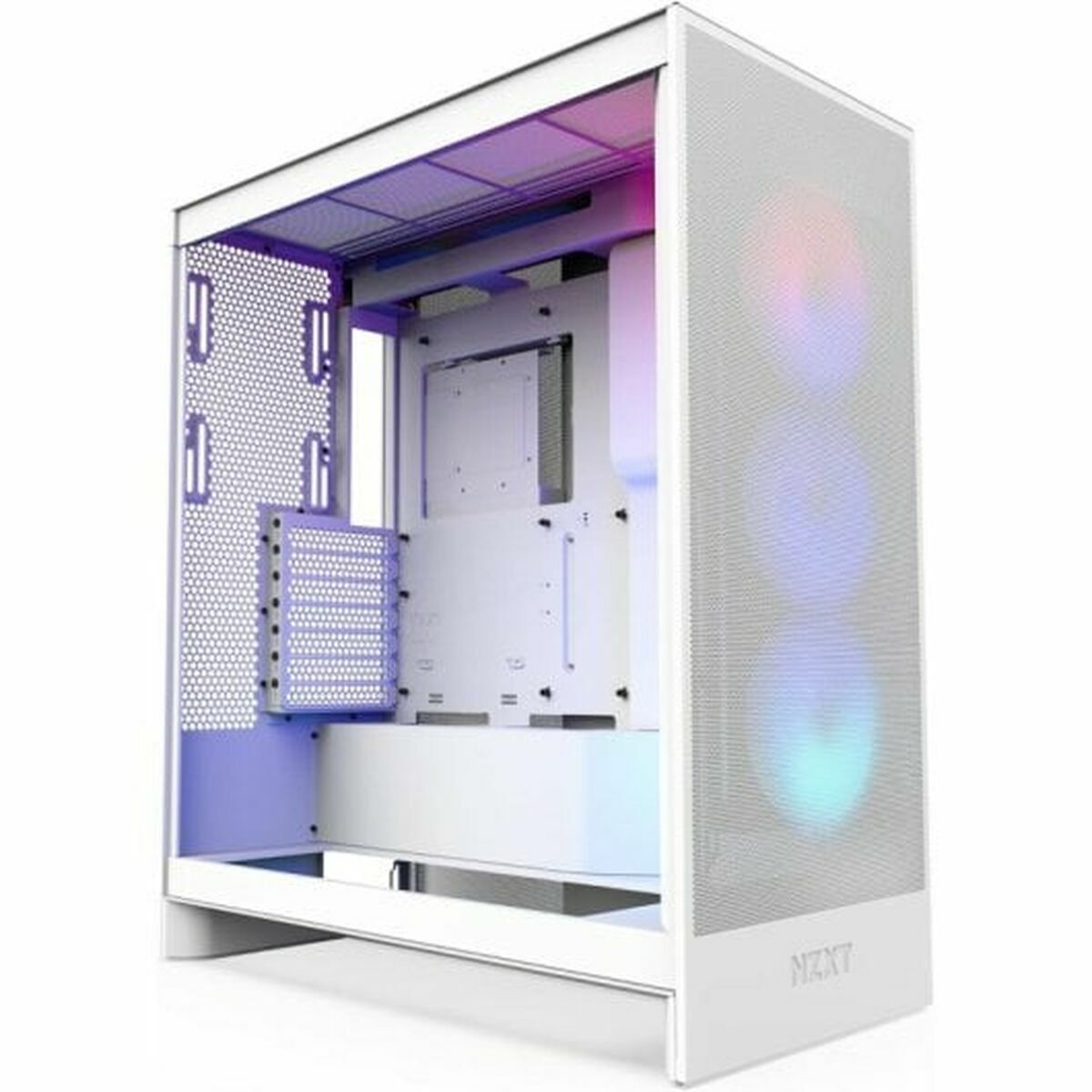 ATX Semi-tower Box NZXT H7 Flow RGB Midi White