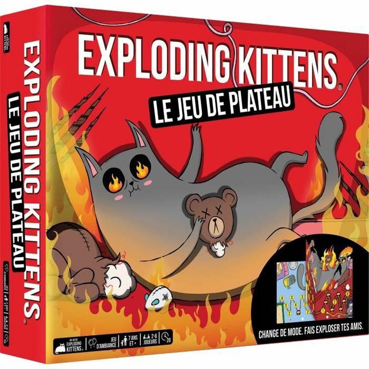 Board game Asmodee Exploding Kittens Board game Asmodee Exploding Kittens