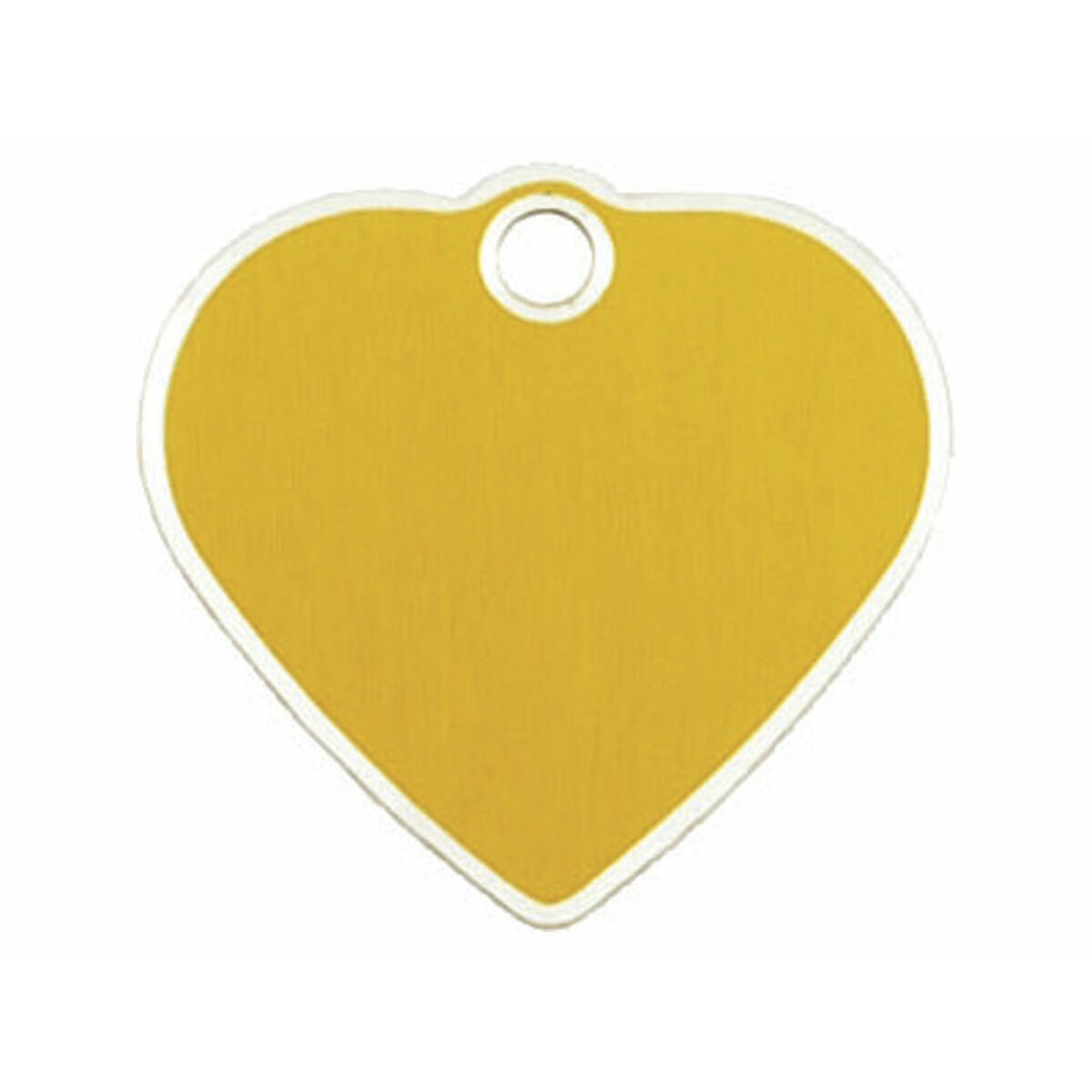 Identification plate for collar Imarc   Golden Heart Aluminium