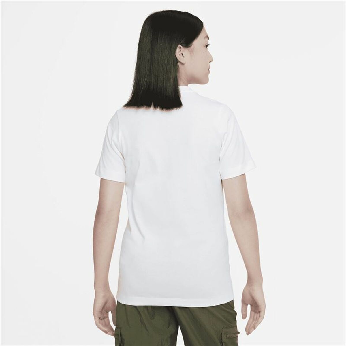 Child’s Short Sleeve T-Shirt Nike Happy Cloud White