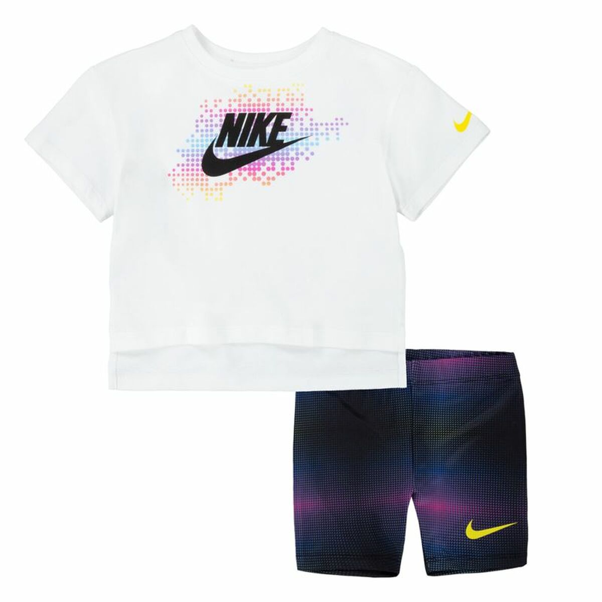 Children’s Sports Outfit Nike Aop Bike Blue White Multicolour 2 Pieces