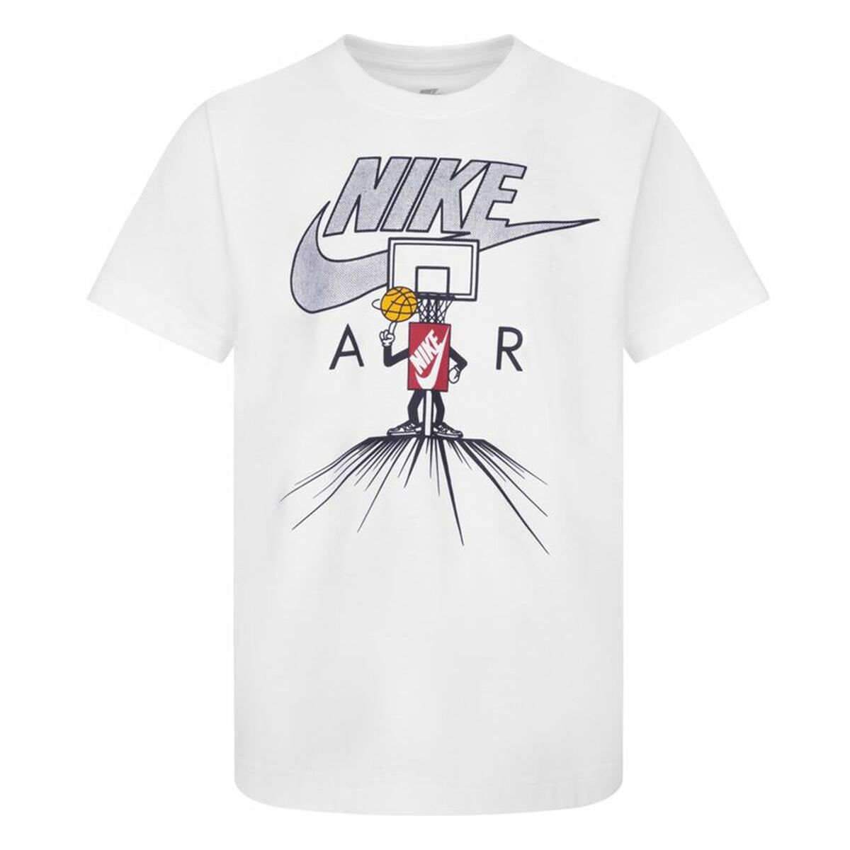 Child’s Short Sleeve T-Shirt Nike Icons Of Play White