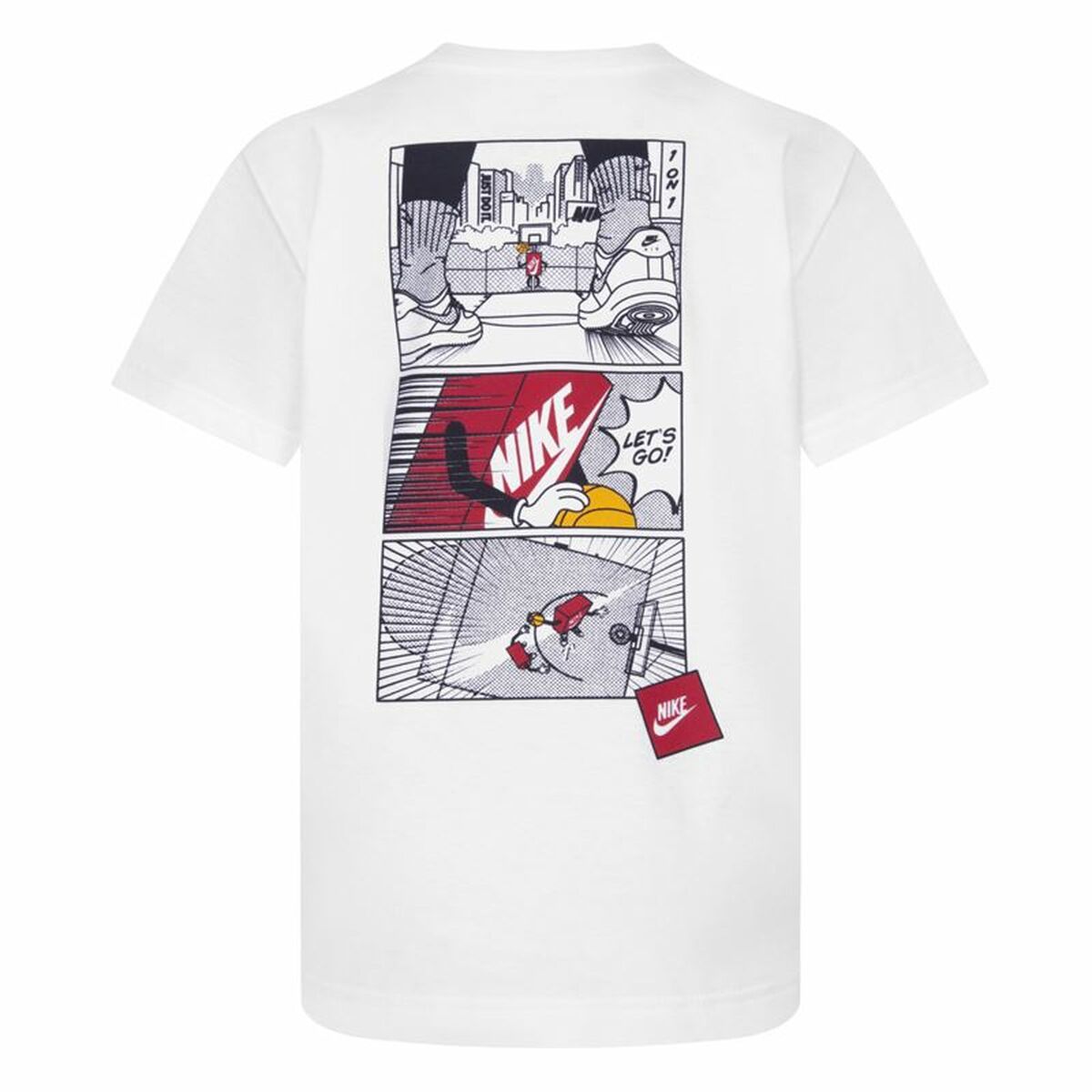 Child’s Short Sleeve T-Shirt Nike Icons Of Play White