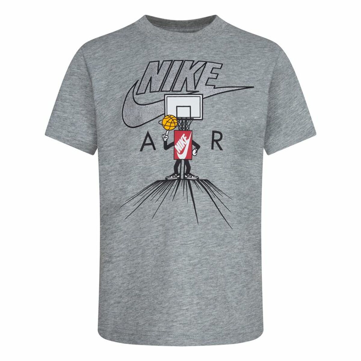 Child’s Short Sleeve T-Shirt Nike Icons Of Play Grey