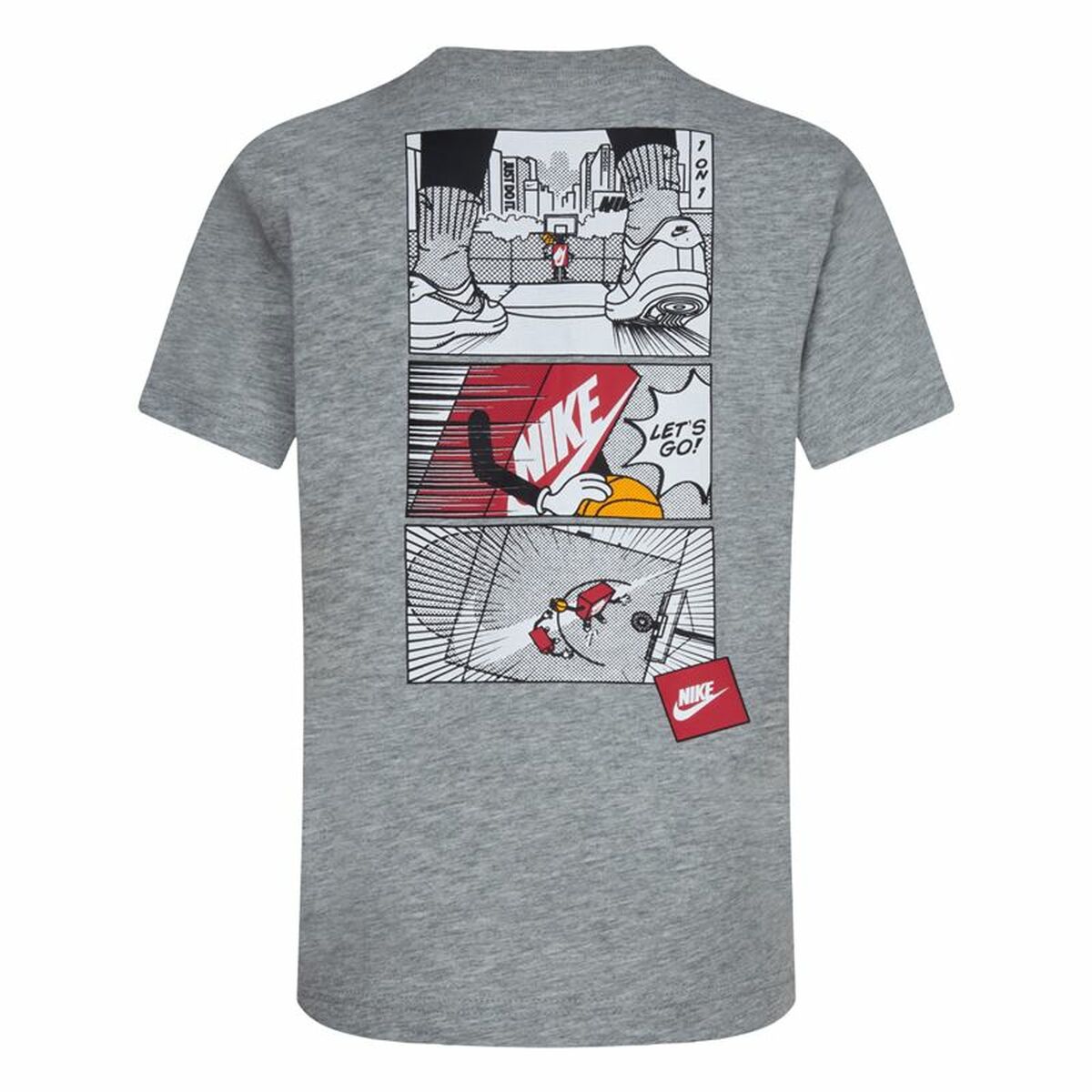 Child’s Short Sleeve T-Shirt Nike Icons Of Play Grey
