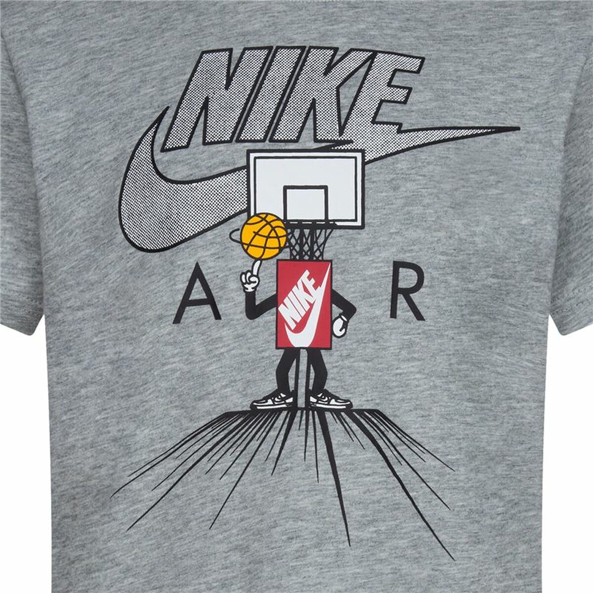 Child’s Short Sleeve T-Shirt Nike Icons Of Play Grey