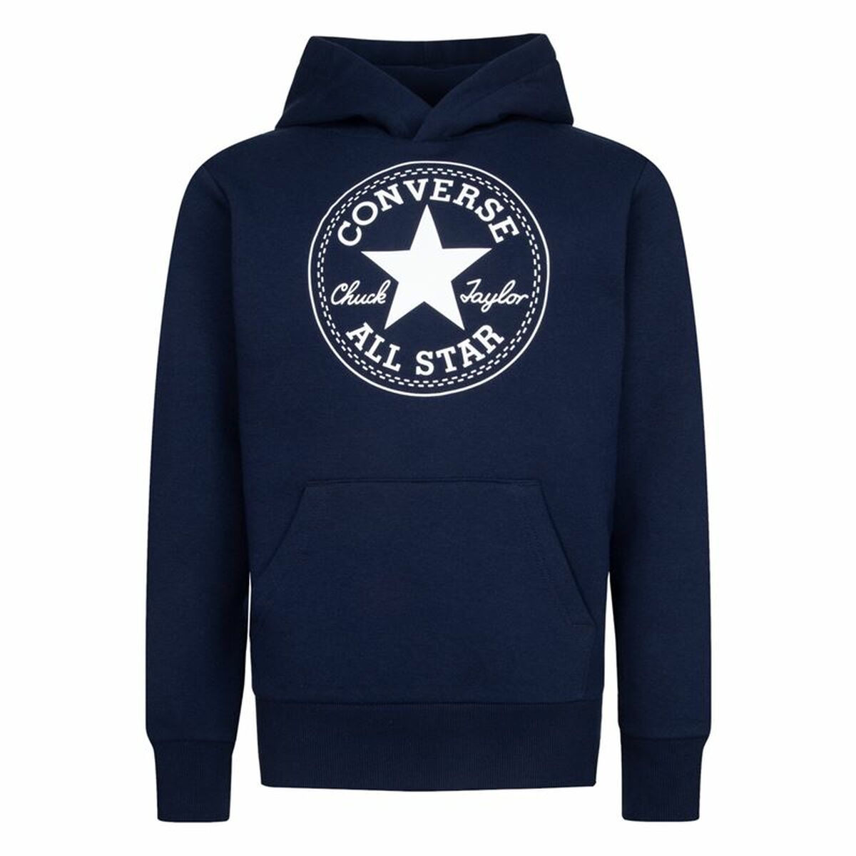 Children’s Hoodie Converse Chuck Taylor Patch Core Navy Blue Children’s Hoodie Converse Chuck Taylor Patch Core Navy Blue