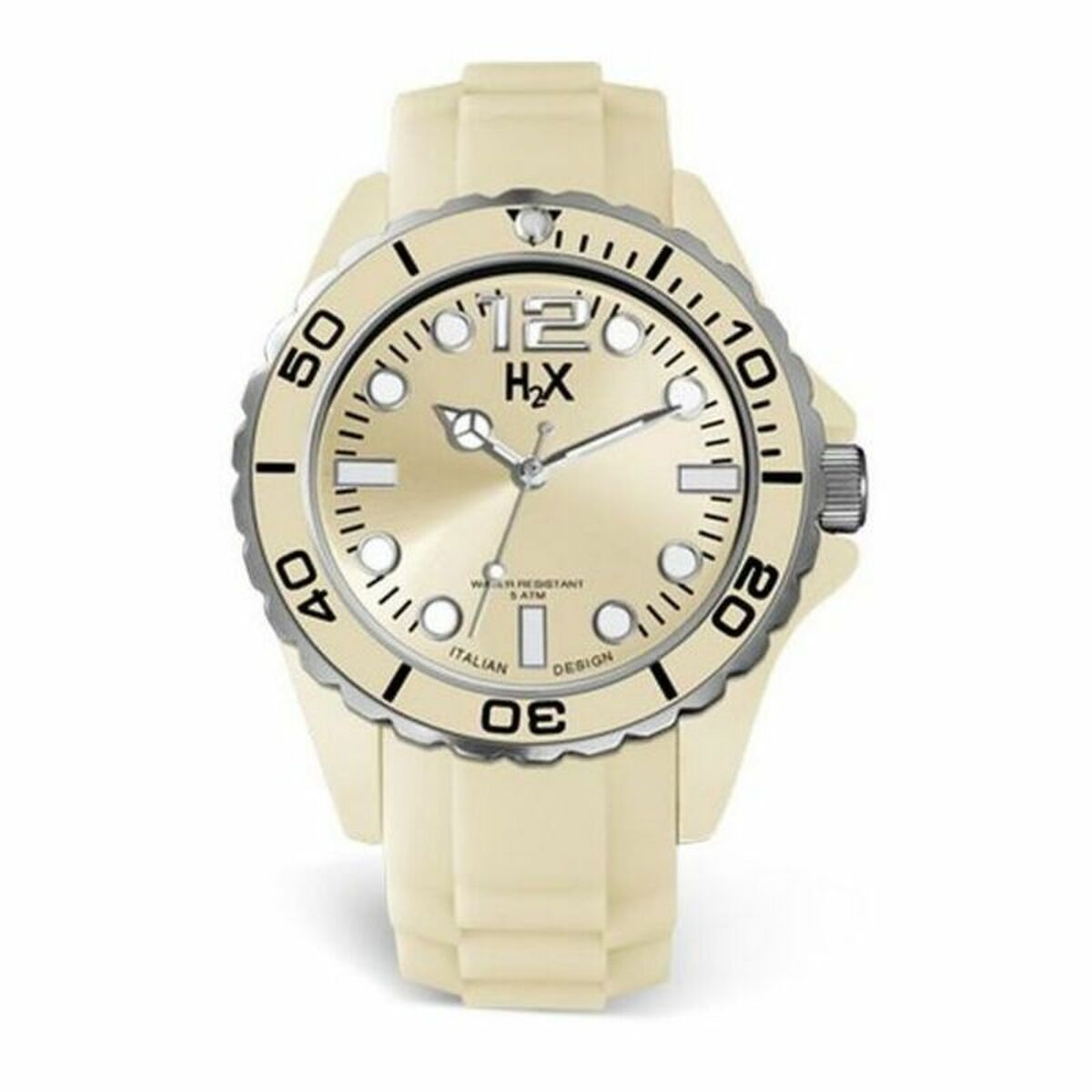 Unisex Watch Haurex SC382UC1 Cream ( 42 mm) Unisex Watch Haurex SC382UC1 Cream ( 42 mm)