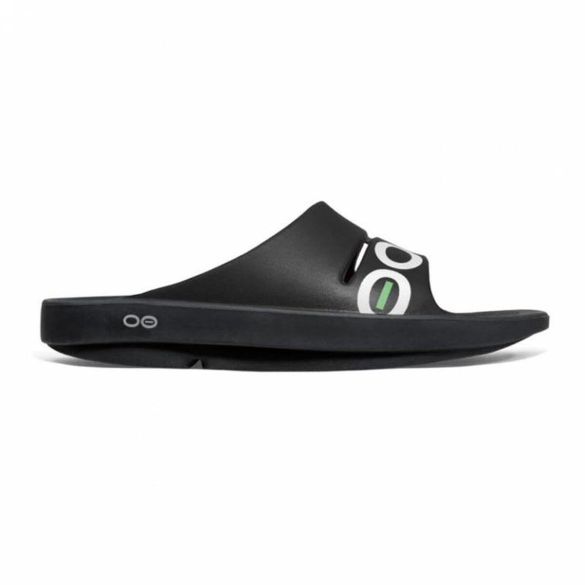Men’s Flip Flops OOfos Recovery Ooahh Sport Black