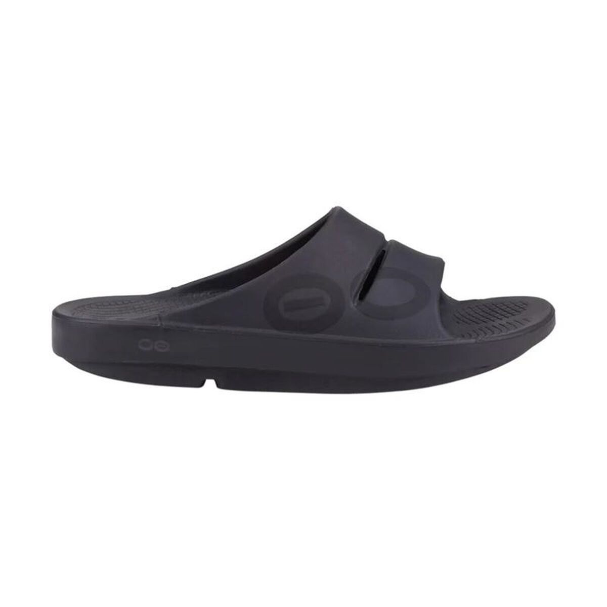 Men’s Flip Flops OOfos Recovery Ooahh Sport Black