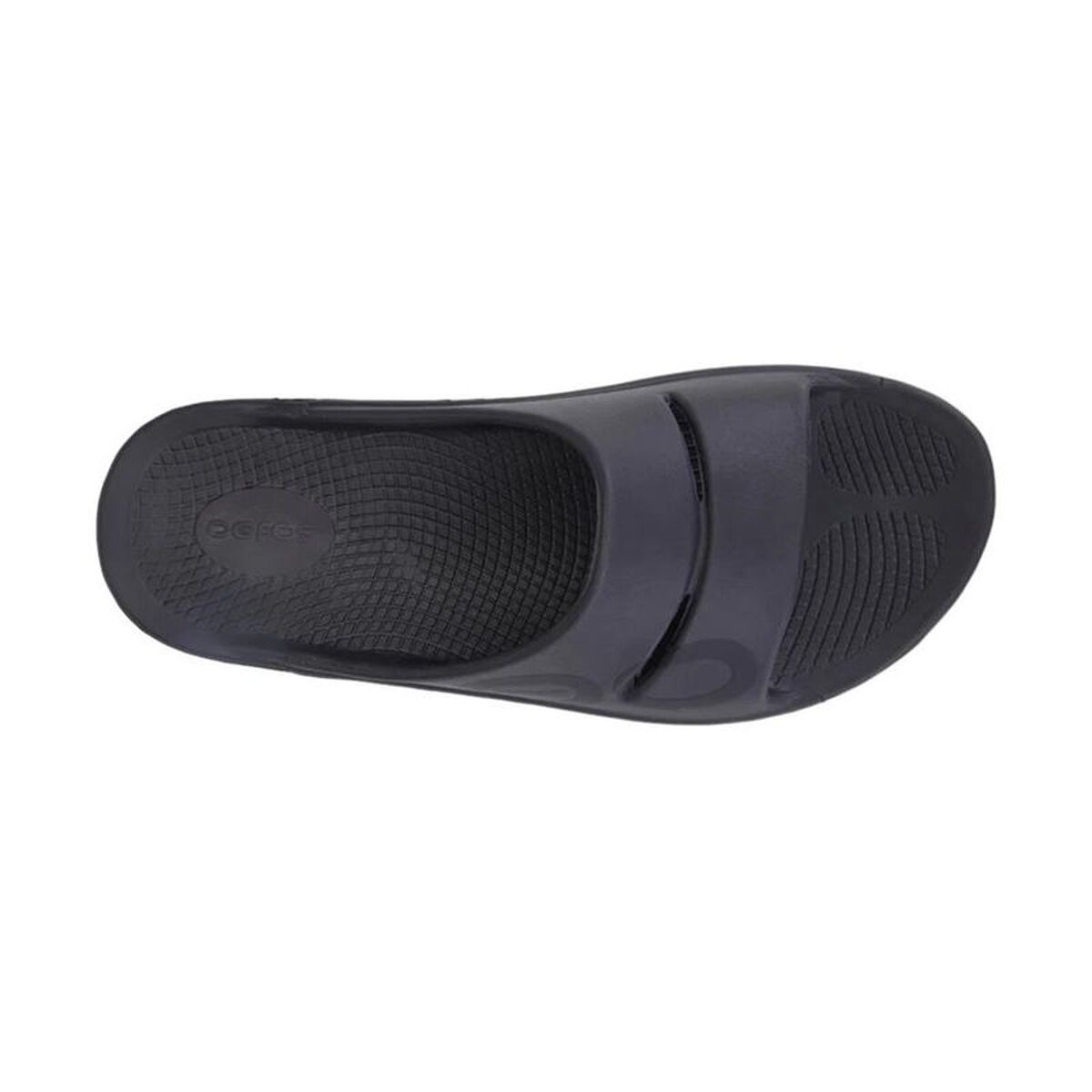 Men’s Flip Flops OOfos Recovery Ooahh Sport Black