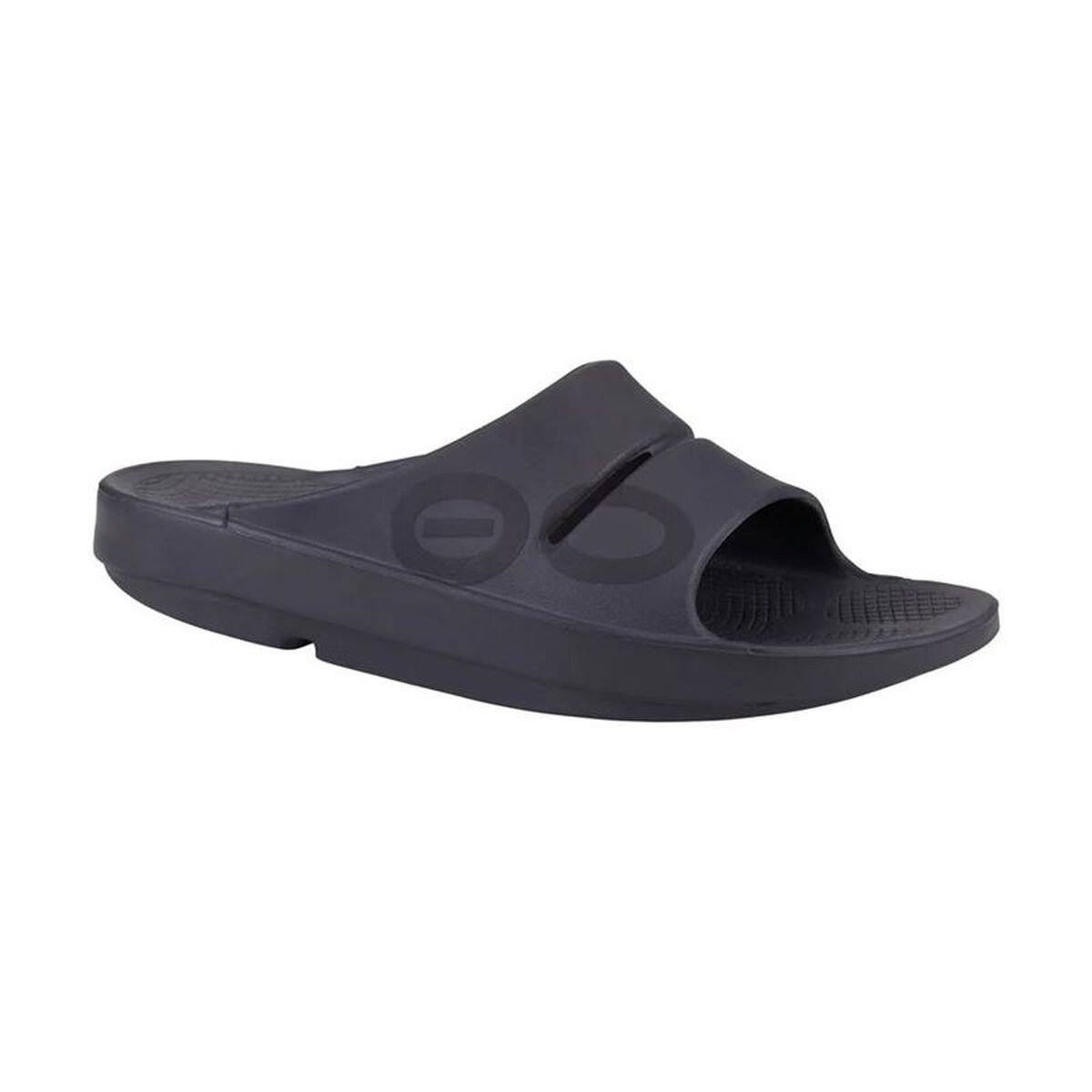 Men’s Flip Flops OOfos Recovery Ooahh Sport Black