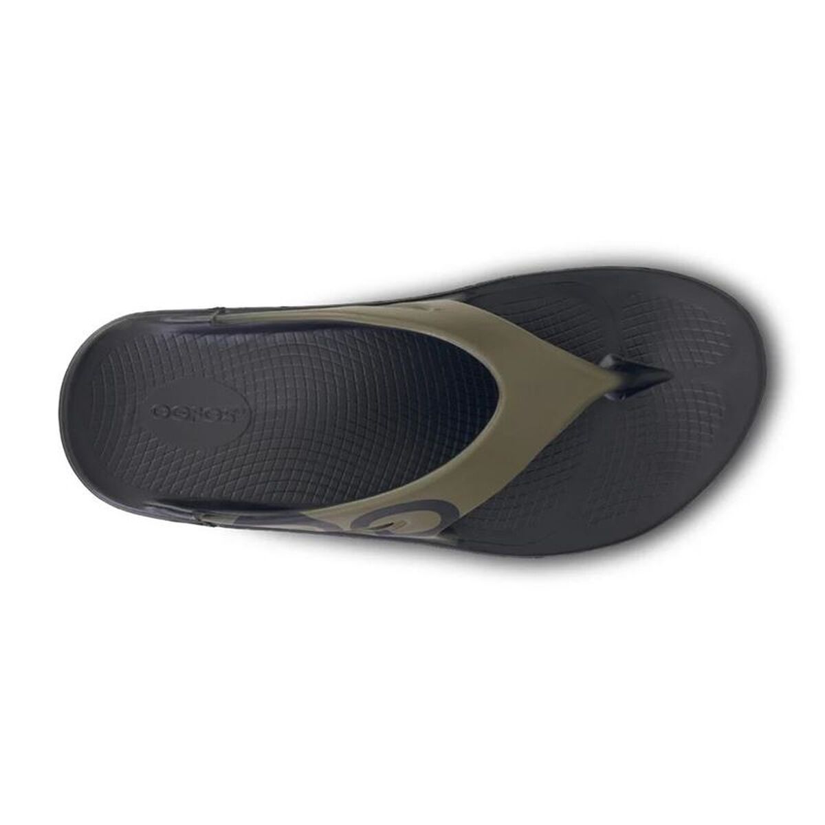 Men’s Flip Flops OOfos Recovery Ooriginal Sport Olive