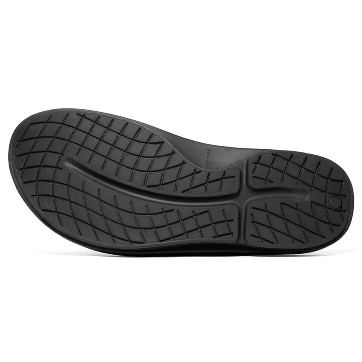 Men’s Flip Flops OOfos Recovery Ooahh Black