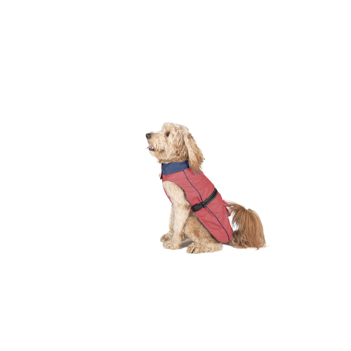 Dog raincoat Dog Gone Smart Coral 55 cm Dog raincoat Dog Gone Smart Coral 55 cm