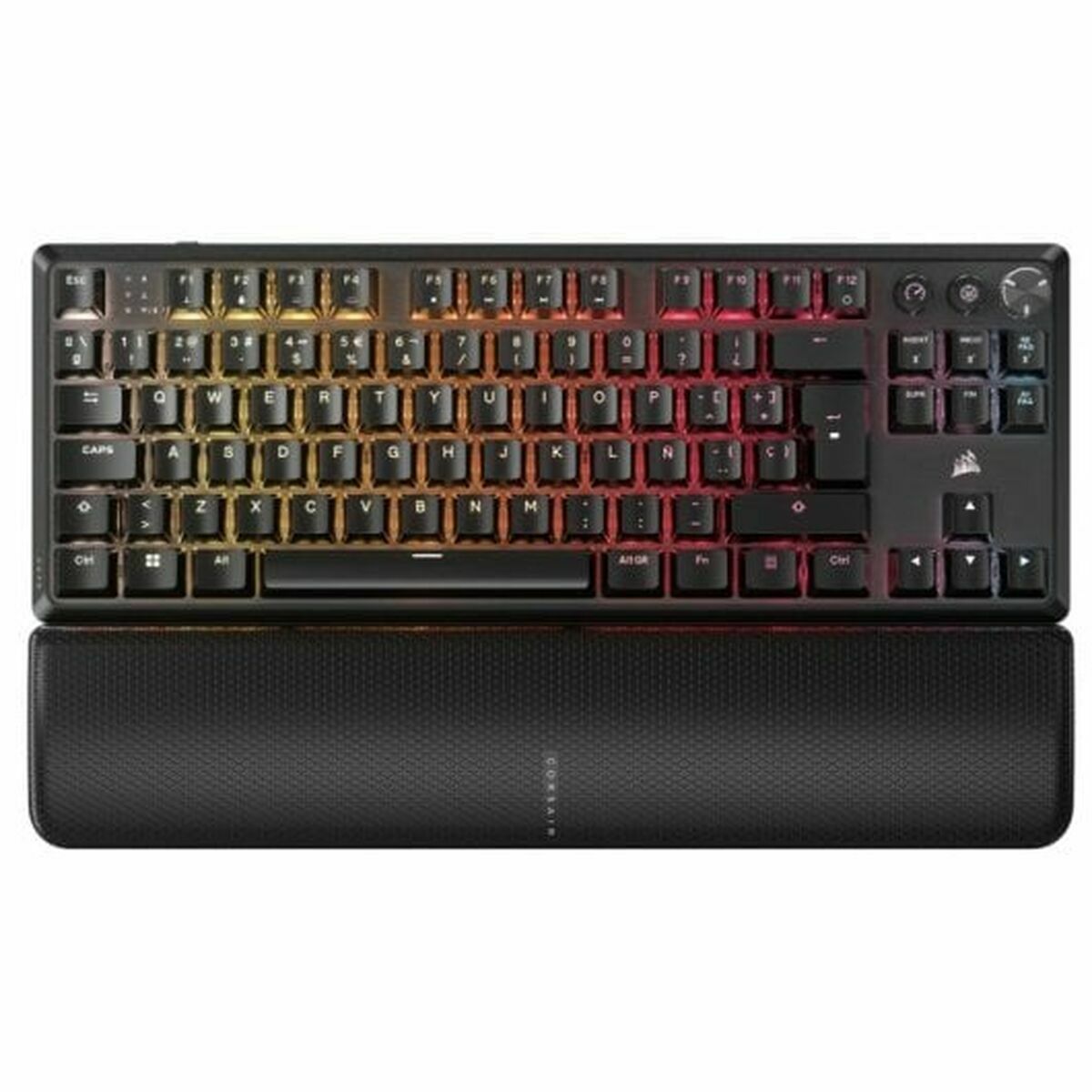 Wireless Keyboard Corsair CH-914901E-ES Black Spanish Qwerty Wireless Keyboard Corsair CH-914901E-ES Black Spanish Qwerty
