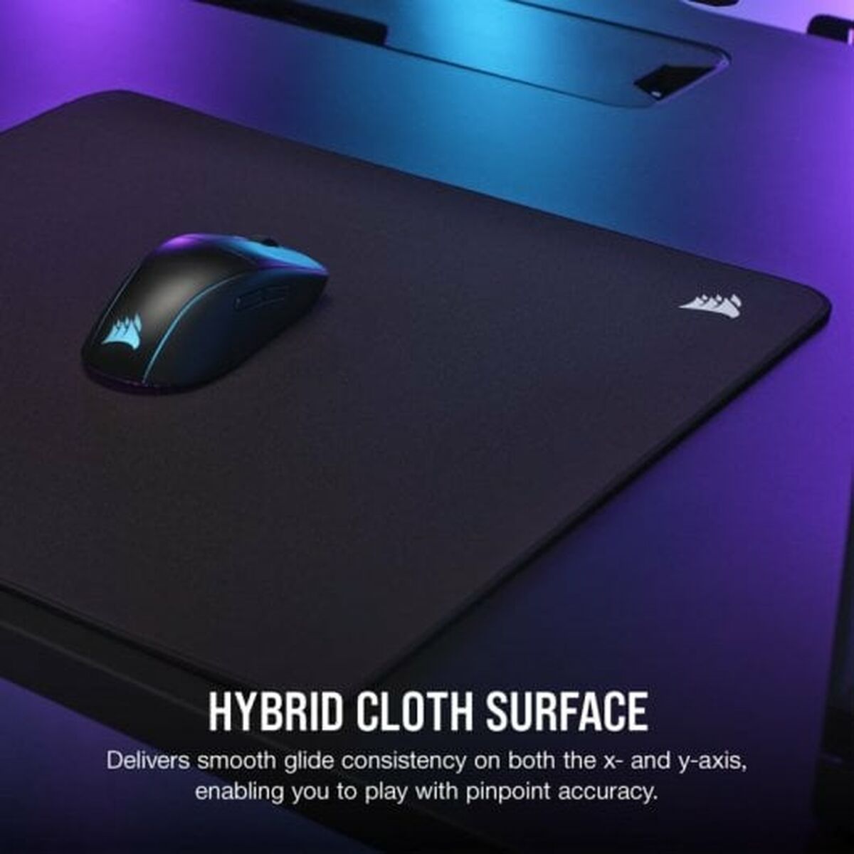 Gaming Mouse Mat Corsair MM500 v2 Black 45 x 40 cm